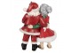 Vánoční dekorace figurka Santa Claus a paní Claus – 20*12*26 cm Clayre & Eef