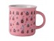 Keramický bílý hrnek Clayre & Eef z porcelánu 380 ml – 10*9*7 cm Clayre & Eef