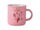 Keramický růžový hrnek Merry Christmas Clayre & Eef – 10*9*7 cm / 380ml Clayre & Eef