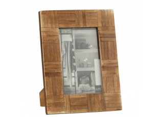 Fotorámeček v designu plátků dřeva – 21,5*10,5*16 cm