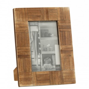 Fotorámeček v designu plátků dřeva – 21,5*10,5*16 cm