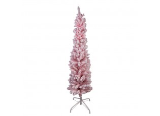 Růžový zasněžený umělý vánoční stromek Christmas Tree L – 50*50*180 cm