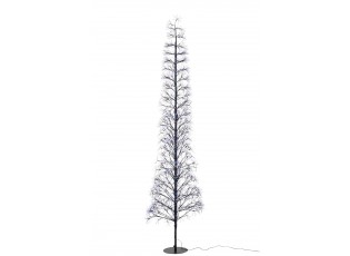 Velký strom s LED vícebarevnými světly černý železný – 65*65*240 cm