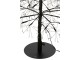 Strom s LED vícebarevnými světly černý železný – 40*40*120 cm J-Line by Jolipa
