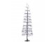 Strom s LED vícebarevnými světly černý železný – 40*40*120 cm J-Line by Jolipa