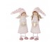 Sada 2 figurek kovových andílků Angel Heart a Star – 10*7*28 cm J-Line by Jolipa