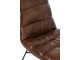 Jídelní židle z hnědé kůže – 55*67*83 cm J-Line by Jolipa