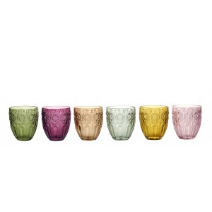 Set 6ks barevných skleniček na vodu Saint-Émilion - Ø 8,5*10 cm / 330ml