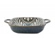 Porcelánová opálová zapékací miska Arés Ramekin s úchyty – 18*18*4,5 cm Chic Antique