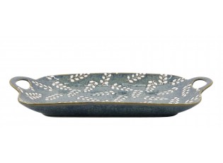 Porcelánová opálová zapékací miska Arés Ramekin s úchyty – 35*20*4 cm