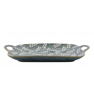 Porcelánová opálová zapékací miska Arés Ramekin s úchyty – 35*20*4 cm