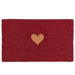 Kokosová rohožka Heart - 75*45*2 cm