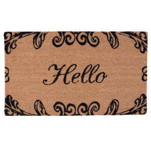 Kokosová rohožka Hello - 75*45*2 cm