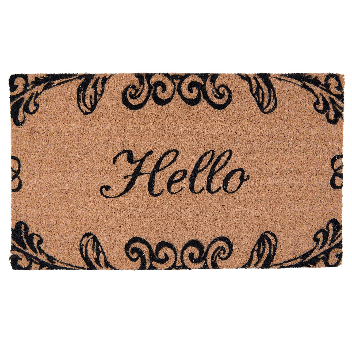 Kokosová rohožka Hello - 75*45*2 cm