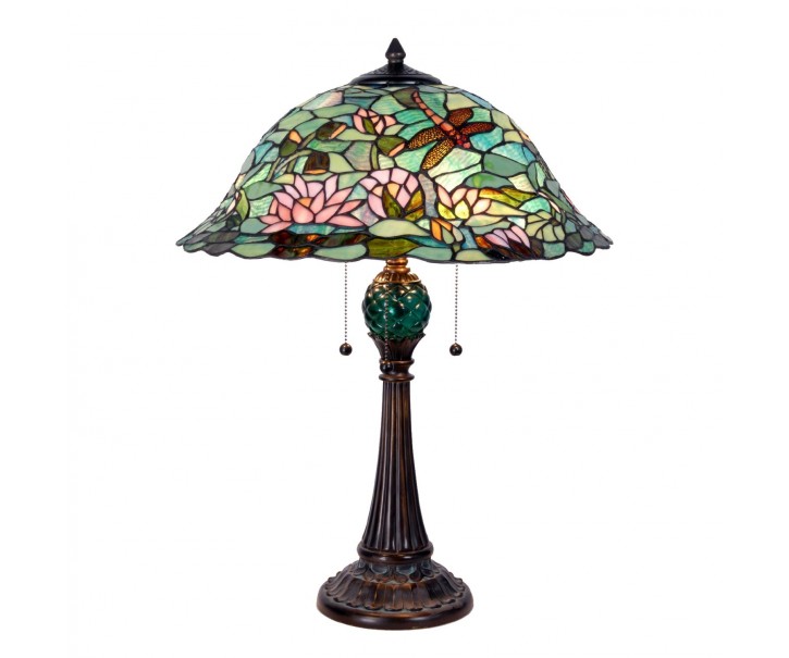 Stolní lampa Tiffany POND - Ø 47*60 cm 