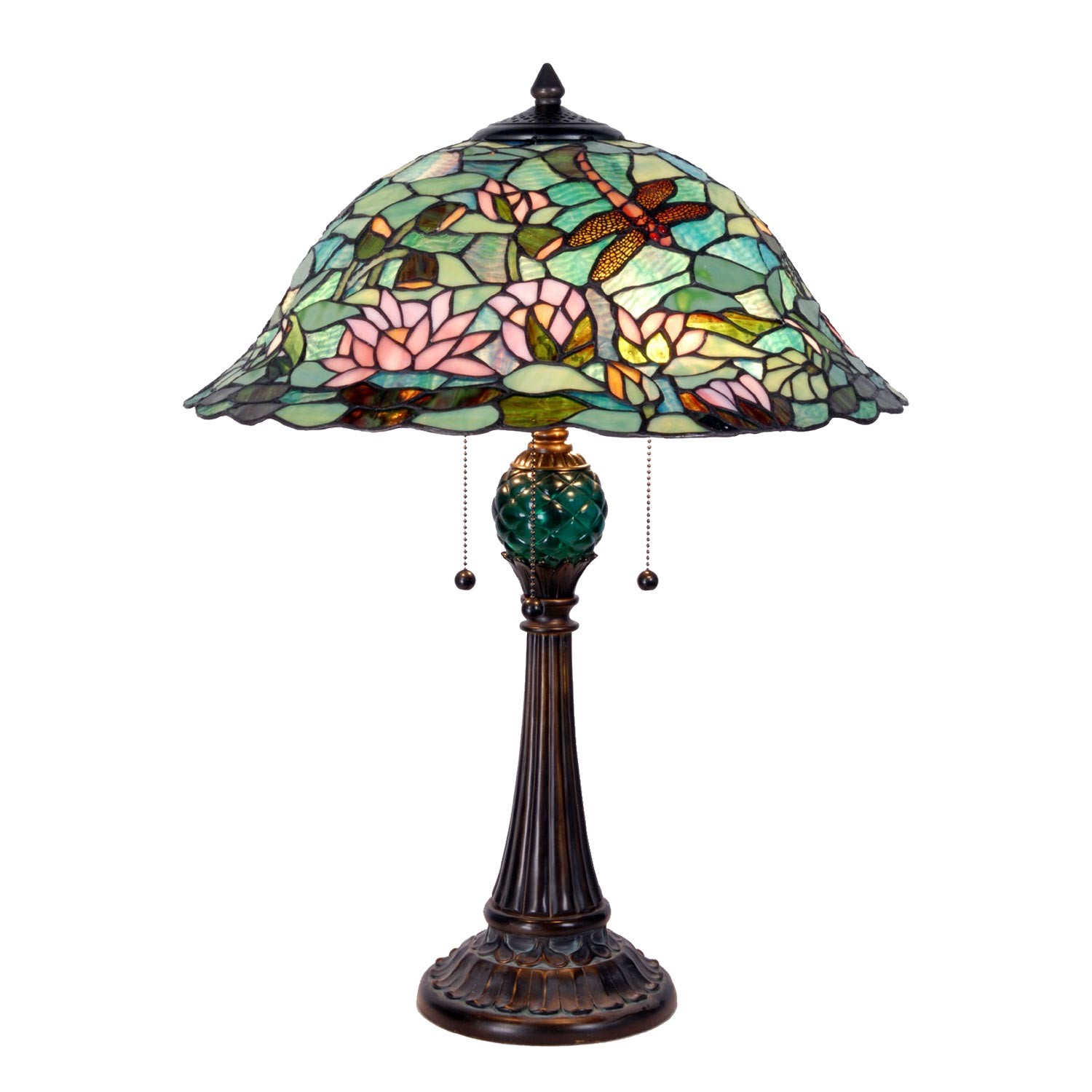 Stolní lampa Tiffany POND - Ø 47*60 cm 