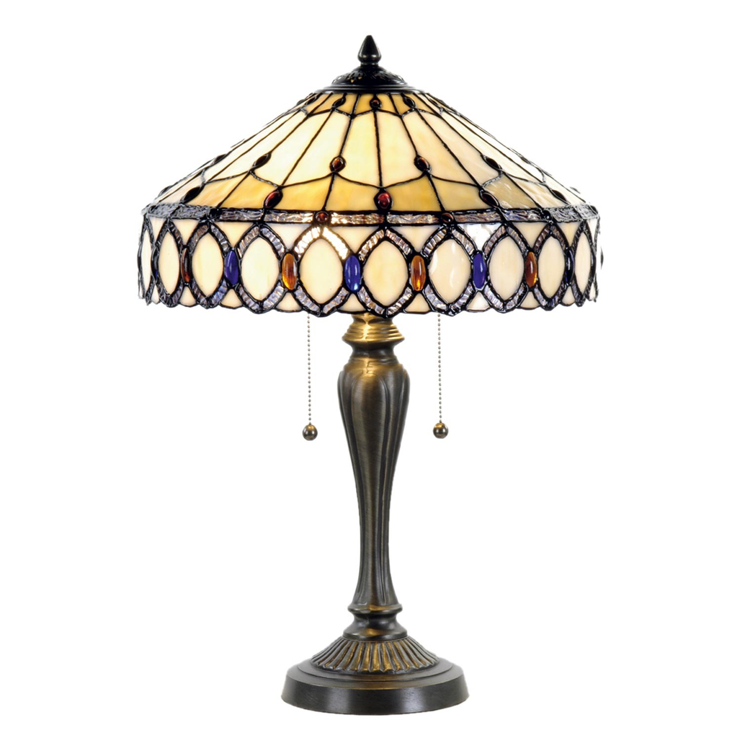 Stolní lampa Tiffany Show - Ø 40*58 cm