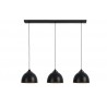 Závěsné světlo KYLIE 3 lampy černá- 135*30*26 cm