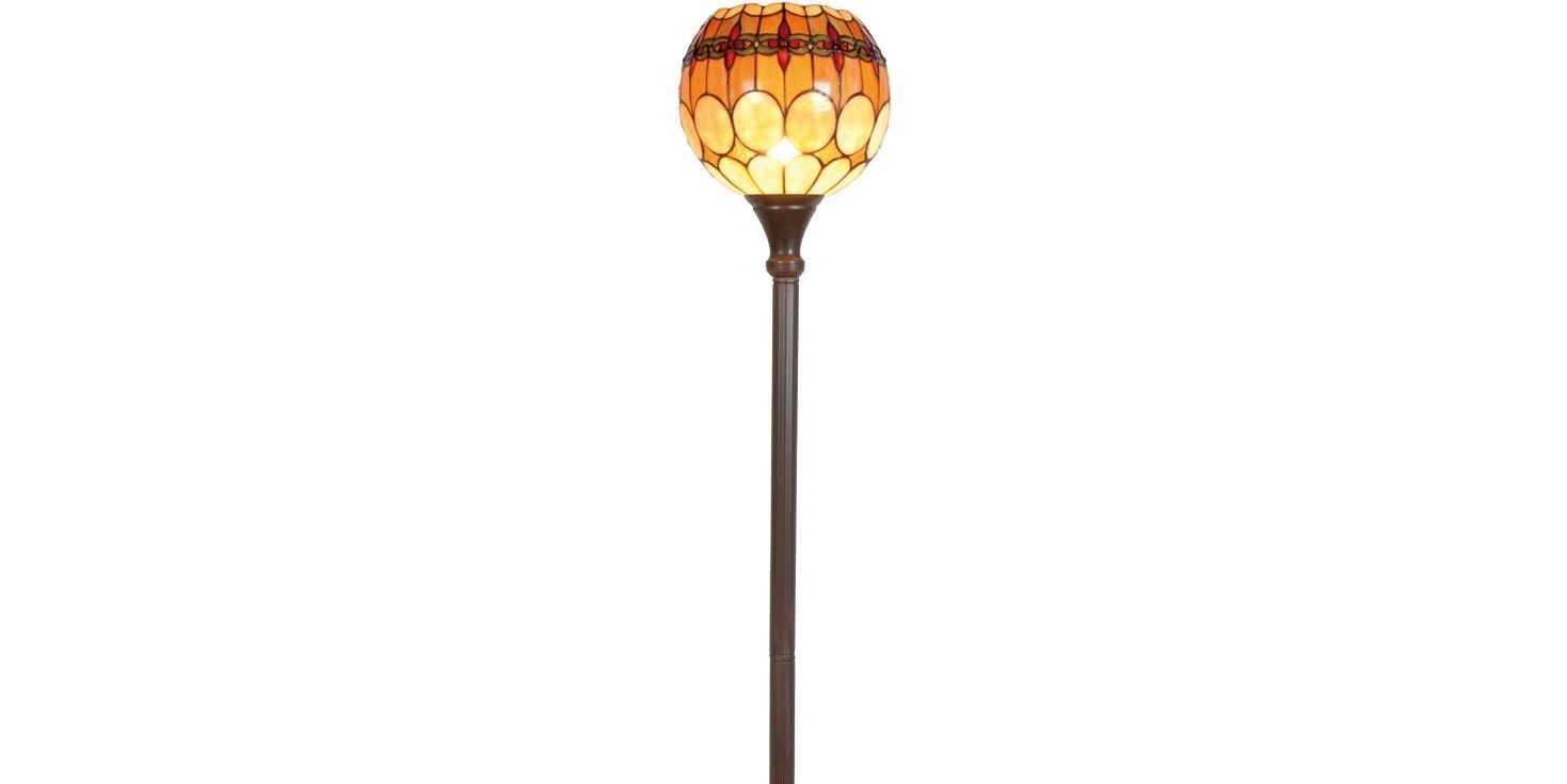 Stojací lampa Tiffany Oxford - Ø 27*184 cm 1x E27 / Max 60W