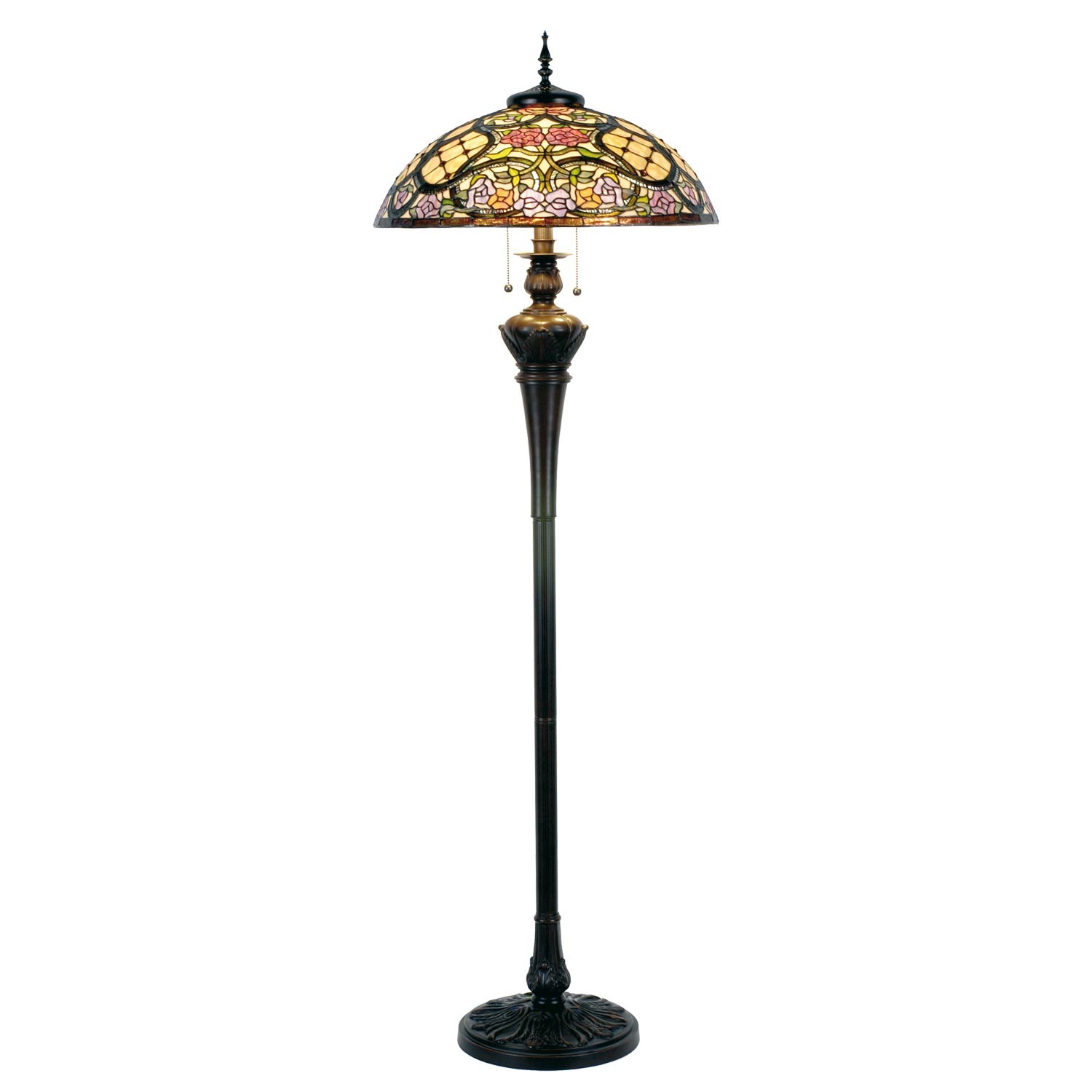 Stojací lampa Tiffany - Ø 55*150 cm 3x E27 / Max 60W
