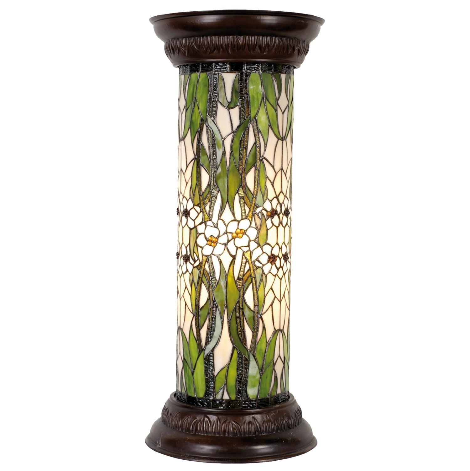 Levně Stojací lampa Tiffany - Ø 31*78 cm 1x E27 / Max 60W 5LL-5539