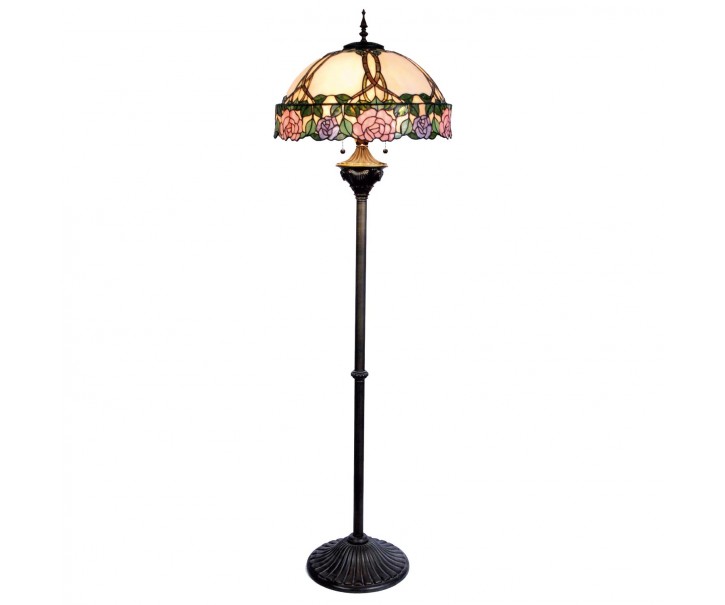 Stojací lampa Tiffany - Ø 50*164 cm 3x E27 / Max 60W