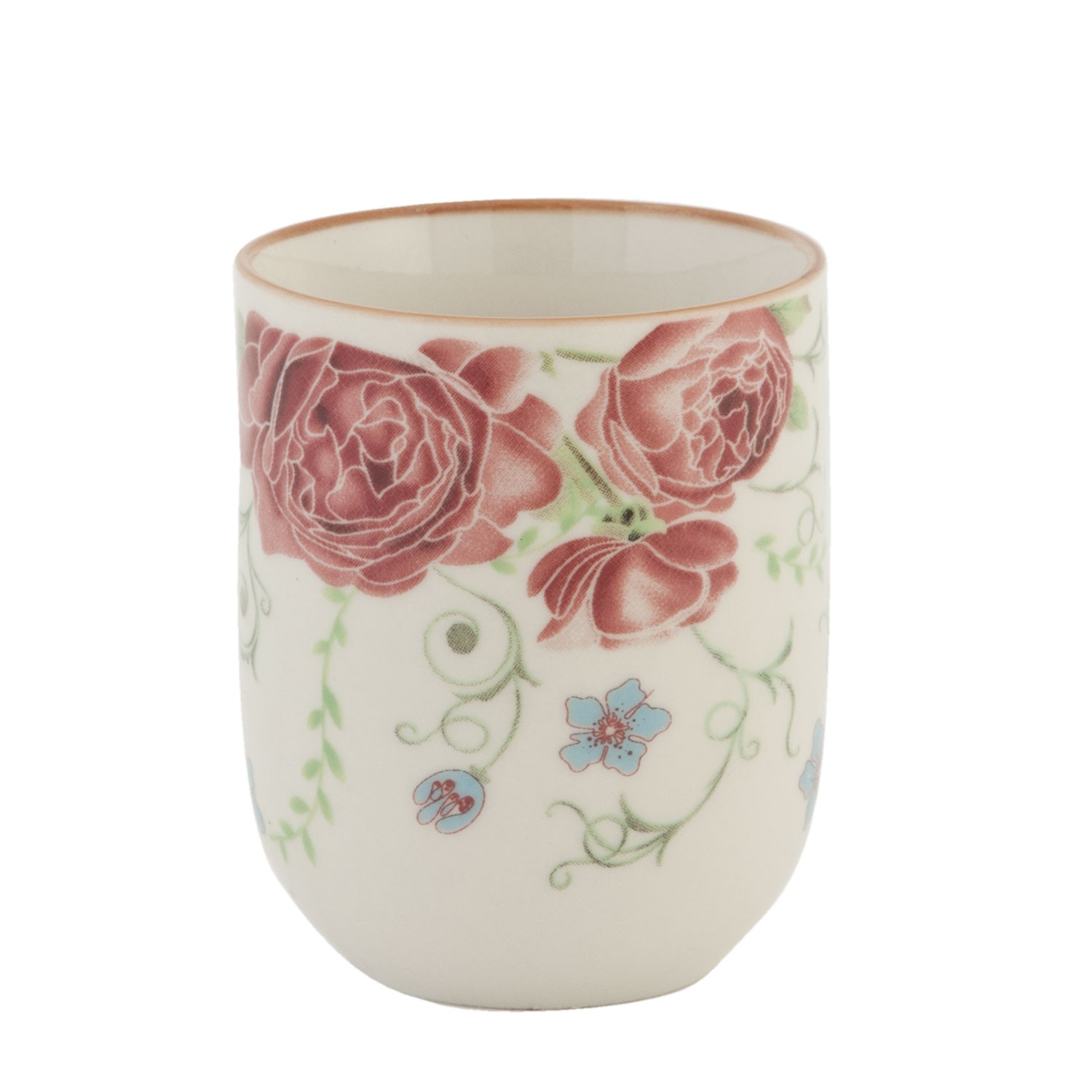  Kalíšek na čaj pivoňky - pr 6*8 cm / 0,1L