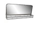Kovové nástěnné zrcadlo s poličkou Vaten - 91*16*42 cm