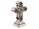 Stolní lampa Tiffany Kříž - 	22*34 cm 2x E14/ 7W