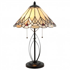 Stolní lampa Tiffany Peaceful - 40*60 cm 2x E27/60W