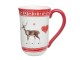 Hrnek s jelenem Cosy Winter - 14*9*14 cm / 0.55 L Clayre & Eef