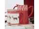 Hrnek s jelenem Cosy Winter - 14*9*14 cm / 0.55 L Clayre & Eef