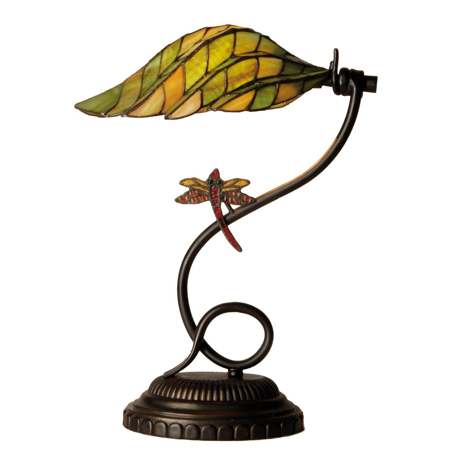 Stolní lampa Tiffany Blade - Ø 34*45 cm 1x E14 / max 60w Clayre & Eef