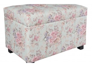 Květovaná stolička, taburet - 60*36*43 cm