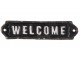 Kovová cedulka Welcome - 15*1*3 cm Clayre & Eef