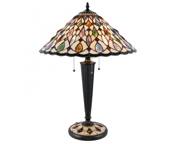 Stolní lampa Tiffany - Ø 56*76 cm Clayre & Eef