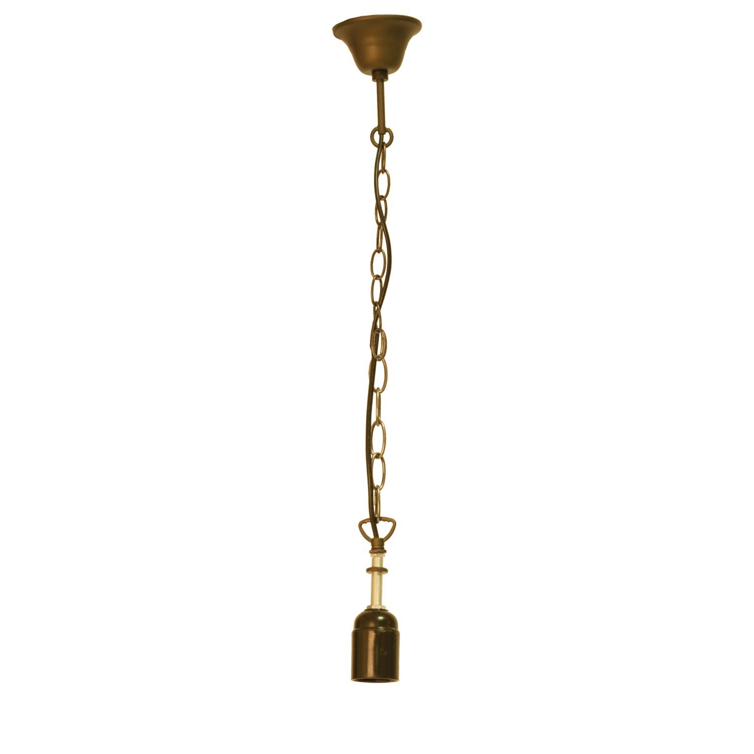 Levně Závěsné svítidlo Tiffany bez stínidla - 130 cm 1x E27 / Max 60W 5LL-97