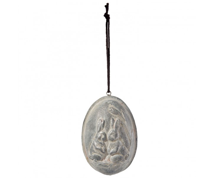 Dekorace vejce s motivem - 6*5*9 cm Clayre & Eef