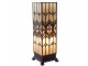 Stolní čtvercová lampa Tiffany  Quadre - 12*12*35 cm 