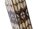 Stolní čtvercová lampa Tiffany Quadre - 12*12*35 cm 