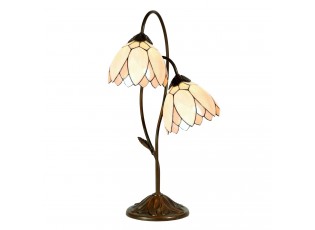 Stolní Tiffany lampa Flowers - Ø 33*61 cm