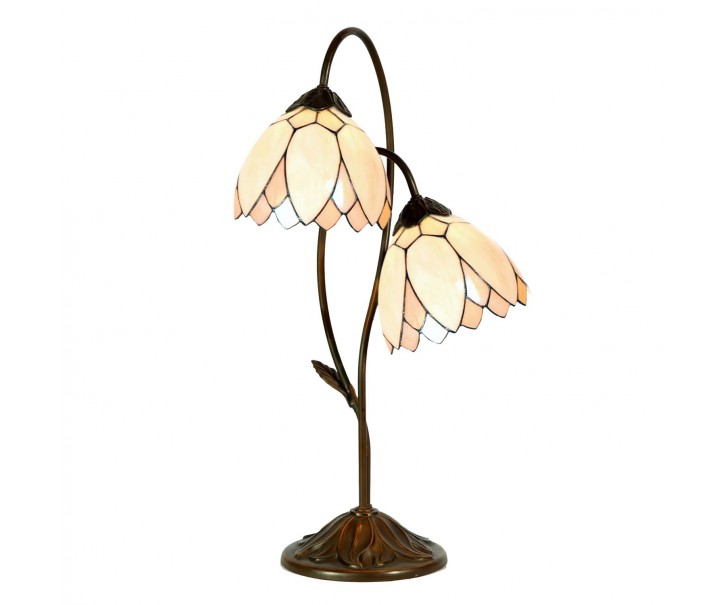 Stolní Tiffany lampa Flowers - Ø 33*61 cm