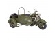 Retro model motocyklu se sajtnou - 31*19*17 cm Clayre & Eef