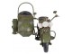 Retro model motocyklu se sajtnou - 31*19*17 cm Clayre & Eef