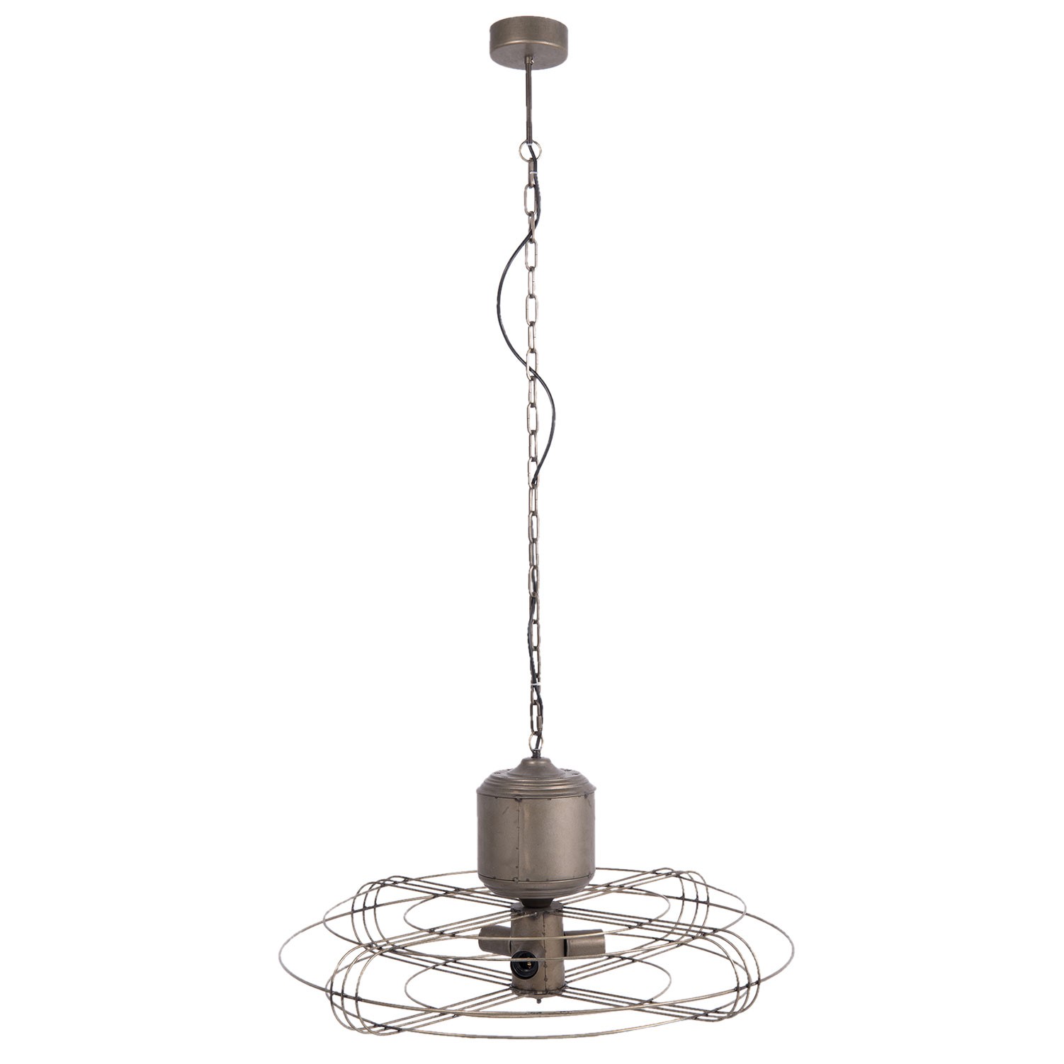 Závěsné světlo Industrial - Ø 78*41 cm /E27 Max 3*40 W