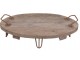 Dřevěný servírovací podnos - Ø 44*15 cm Clayre & Eef