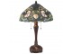 Stolní Tiffany lampa Blue garden - Ø 40*62 cm Clayre & Eef