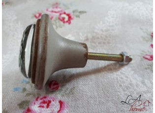 Kovová úchytka retro - Ø 4 cm