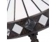 Stolní Tiffany lampa Black & White - Ø 20*36 cm 