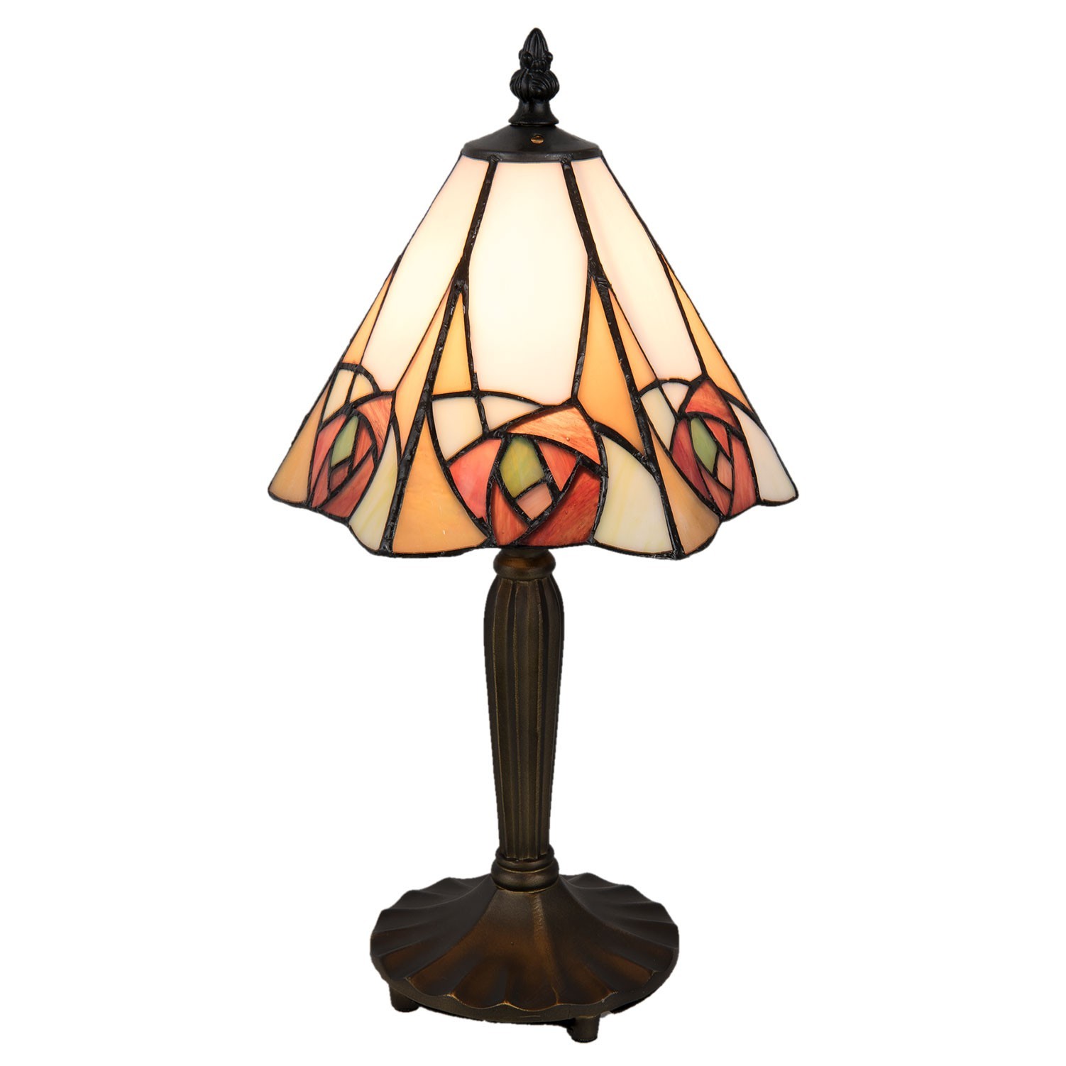 Stolní Tiffany lampa Rosa - 20*18*37 cm 5LL-5200